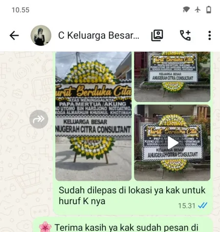 Pengiriman Papan Bunga Duka Bandung