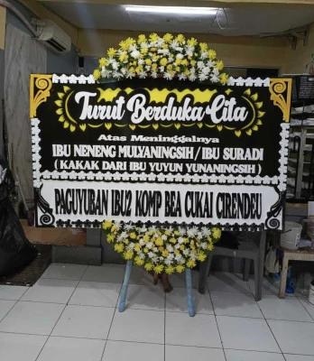 Papan Bunga di Bandung